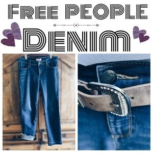 Free People Raw Hemline Jeans - Size 29